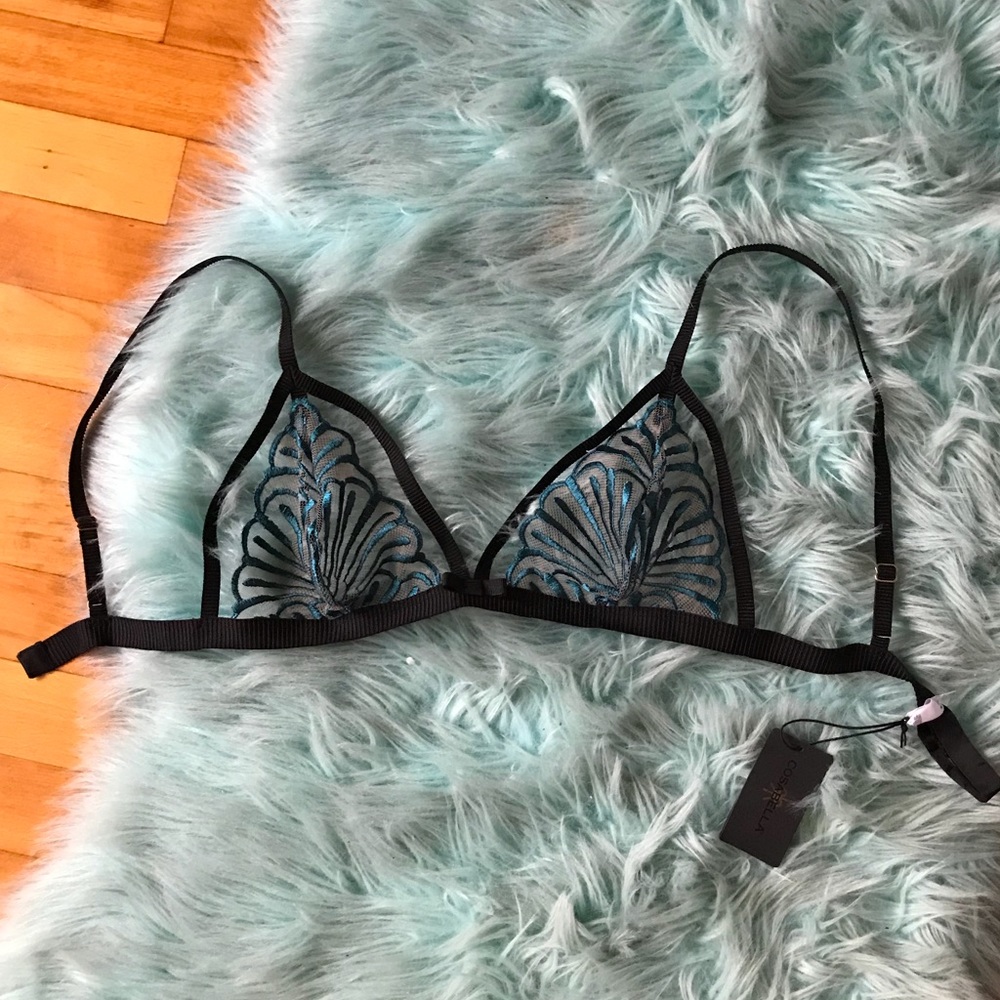 Cossabella bralette turquoise new with tags